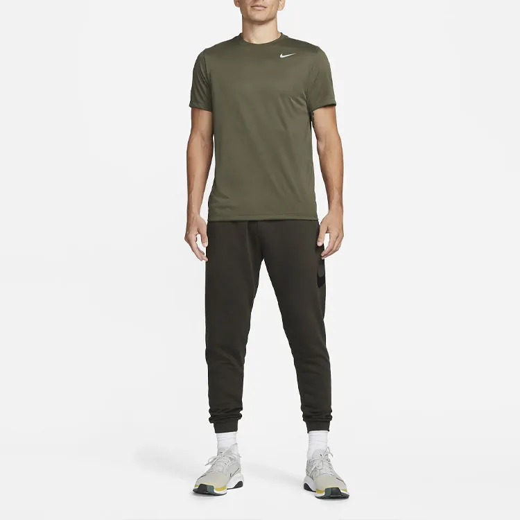 Nike T Shirts Men Army Green-1