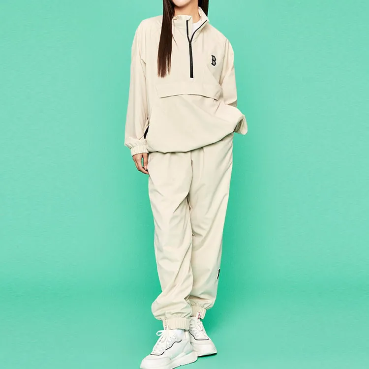 MLB Knitted Sweatpants Unisex Apricot-3