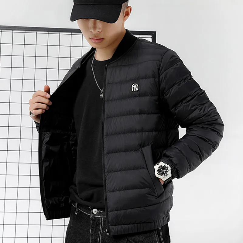 MLB Down Jacket Winter Cropped Unisex Black-3