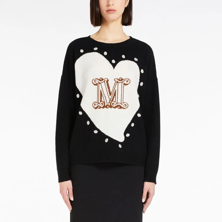 MaxMara MaxMara SS23 Chinese New Year Sweater Women's Black-2