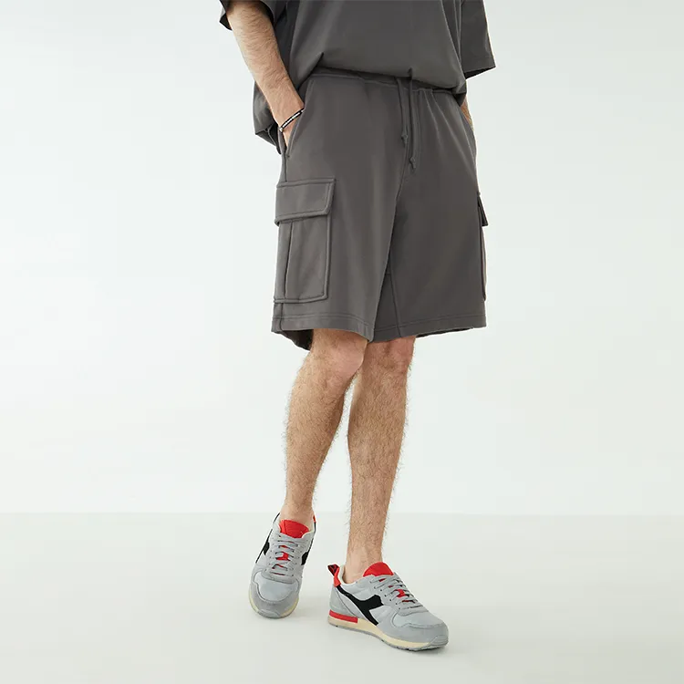 Diadora Loose Fit Shorts Men's Gray-2