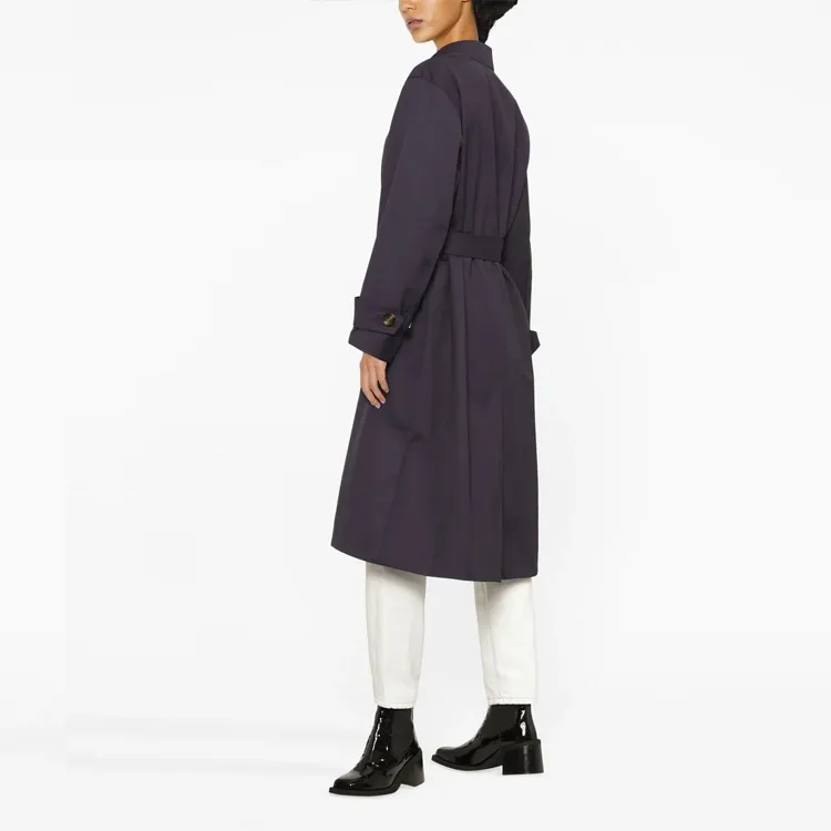 BARBOUR Trench Coats Women's Midnight Blue-3