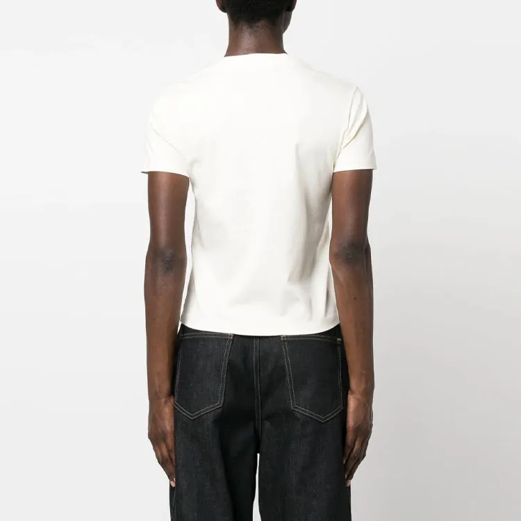 Lanvin Curb Regular Fit Tee 'Mastic'-2