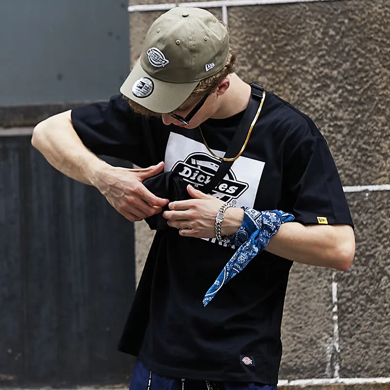 New Era X Dickies T Shirts Unisex Black-6