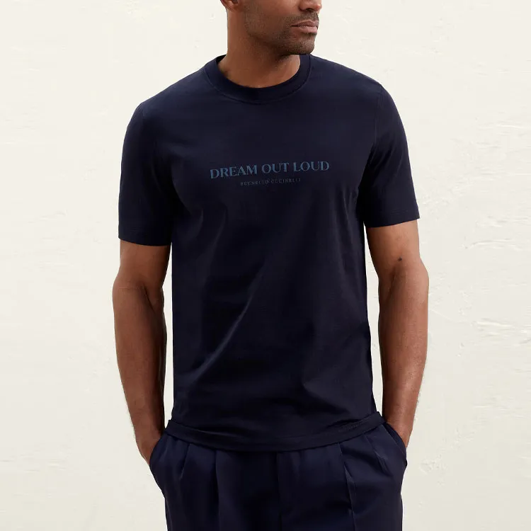 Brunello Cucinelli T-Shirts Men Black-1