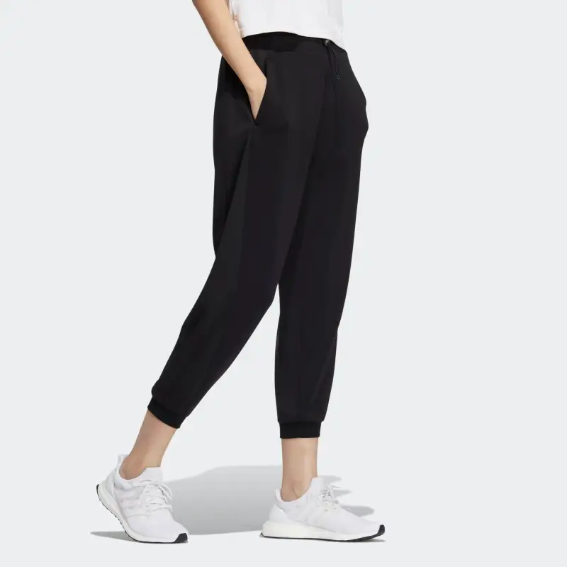 Adidas Knitted Sweatpants Women's Black-3