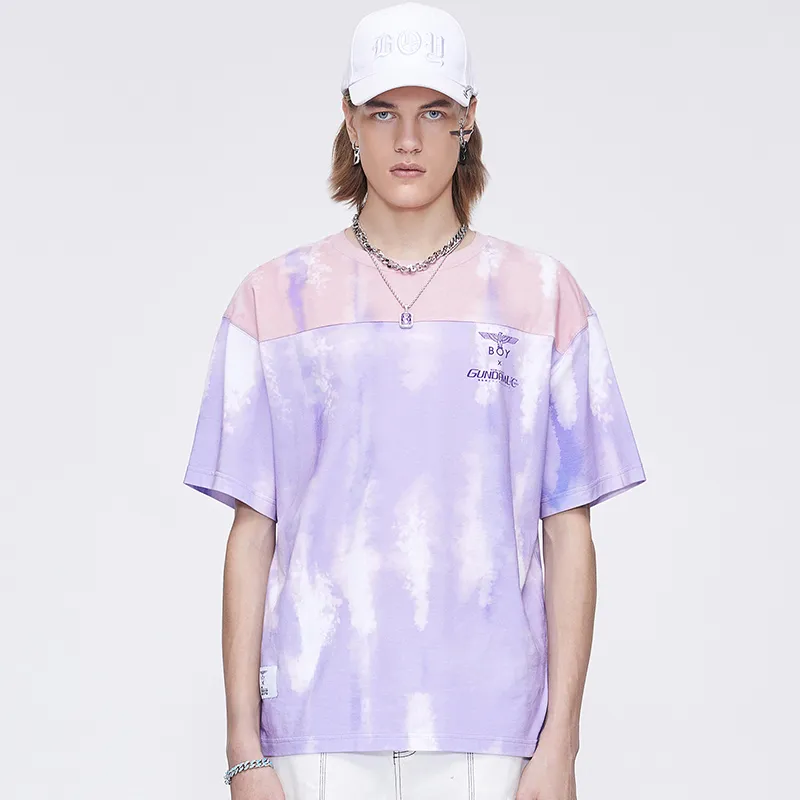 Boy London x GAODA SS21 Straight T Shirt Unisex Purple-3