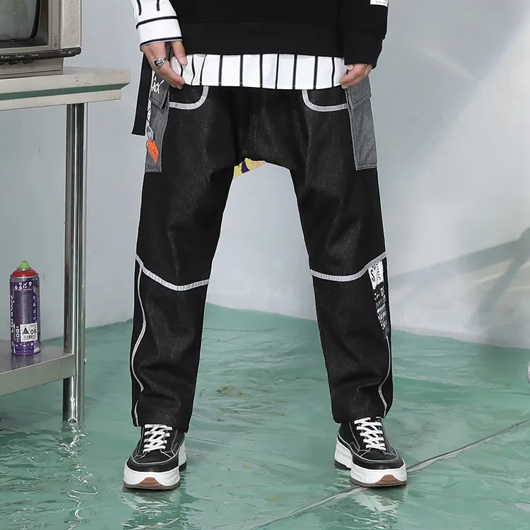 GENANX Baggy Pants Jeans Unisex-2