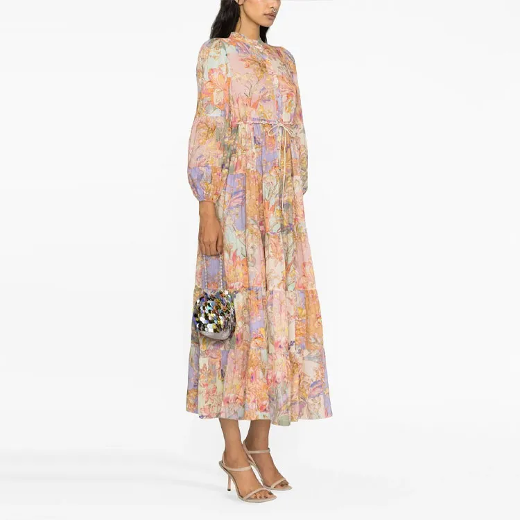 Zimmermann Long-Sleeved Dresses Women's Multicolor-3