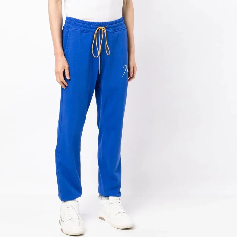 RHUDE Terry Embroidered-logo Track Pants-3
