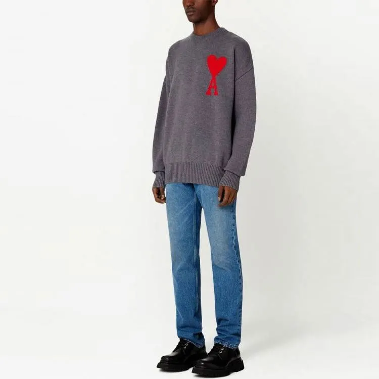 Ami Paris Adc Crewneck Sweater-1