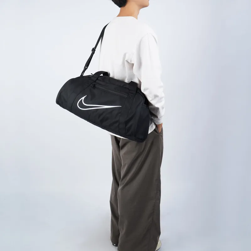 Nike Polyester Gym Bag Camping Bag One Shoulder Handbag Travel Bag Regular Unisex Black-6