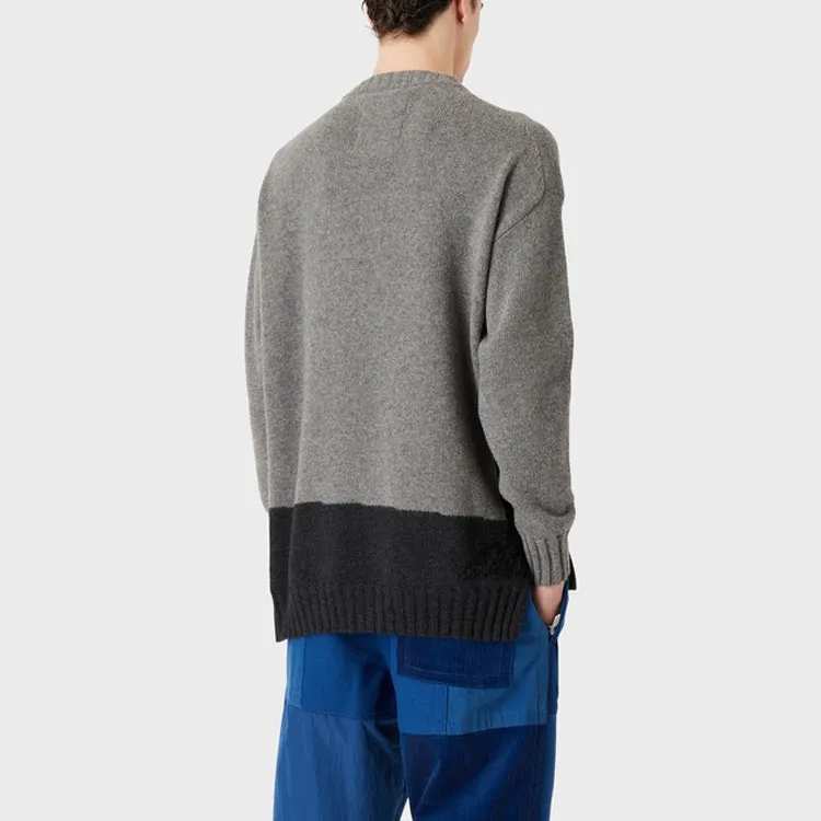 EMPORIO ARMANI Sustainable Collection Sweaters Men Gray-3
