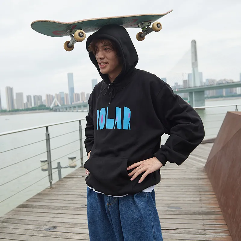 POLAR SKATE CO Sweatshirts Unisex Black-4