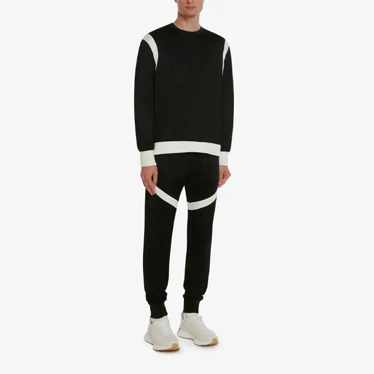 Alexander McQueen Two tone Panelled Sweatshirt-3