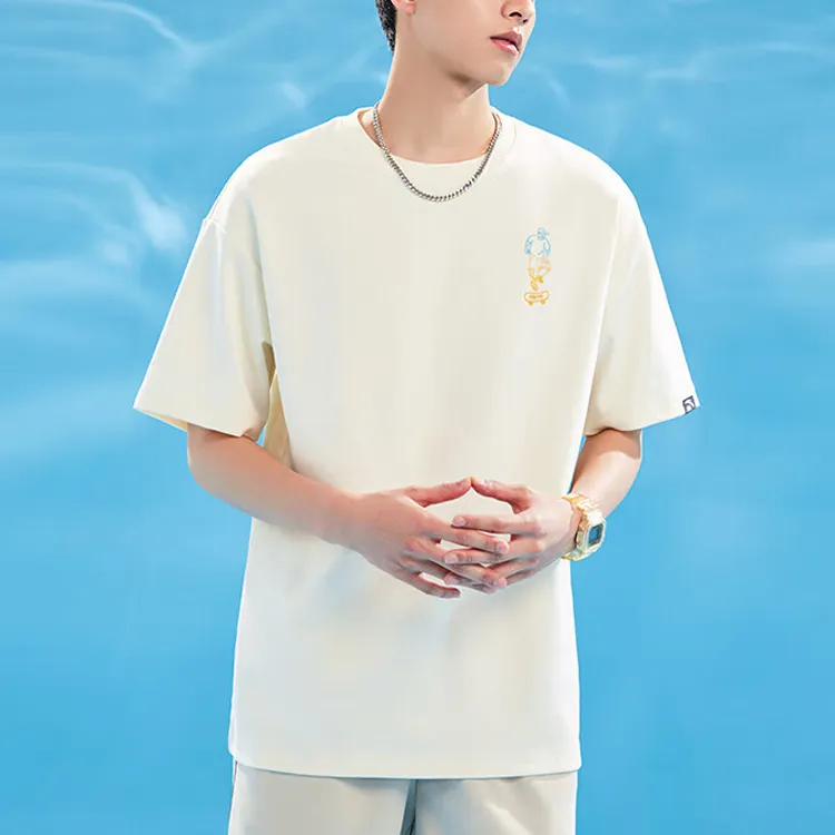 Anta Life Collection T Shirt Unisex Vanilla White-4