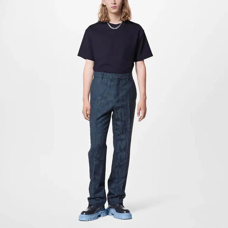 LOUIS VUITTON T Shirt Men's Dark Black-1