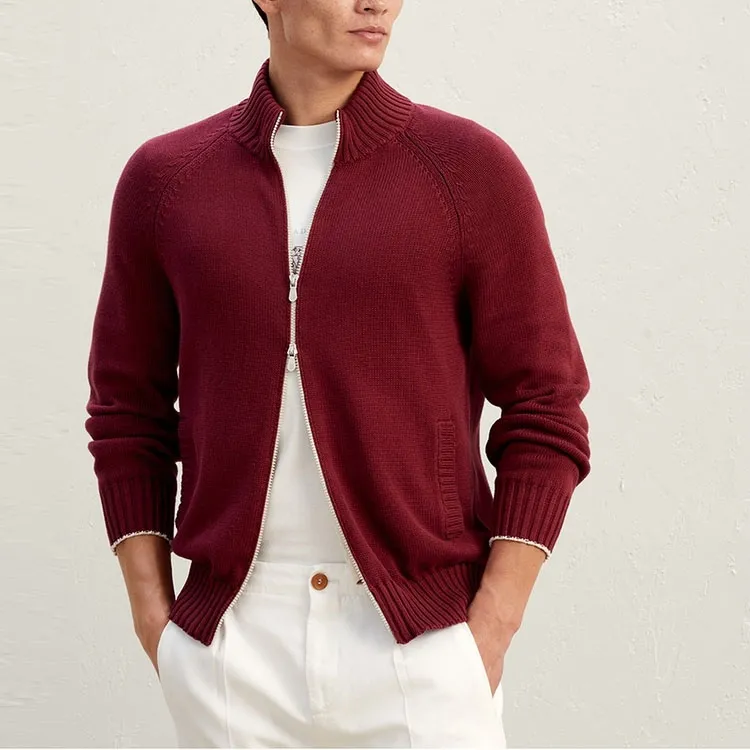 Brunello Cucinelli Sweaters Men Red-1