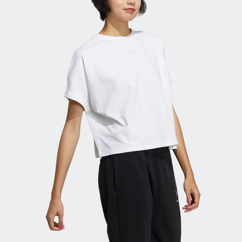 Adidas Neo Crop Tops Women's White-2