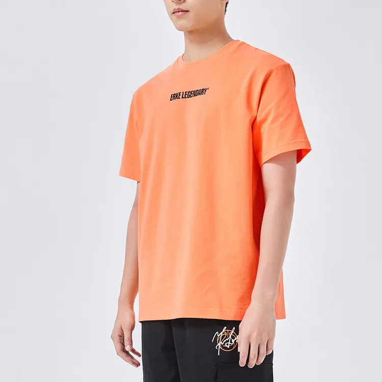 Erke T Shirt Men's Soft Light Orange-6