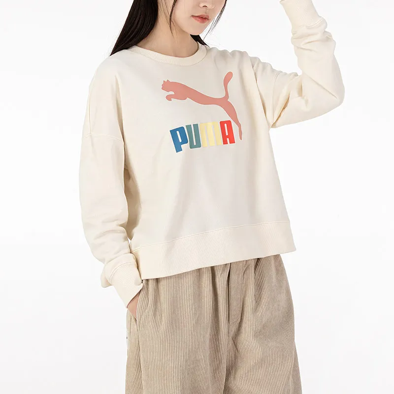 PUMA CLASSICS Sweatshirts Women's Apricot-4