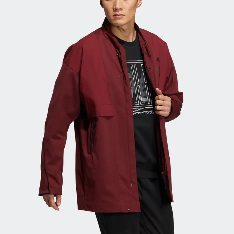 Adidas Wuji Series Jacket Men's Brick Red-3