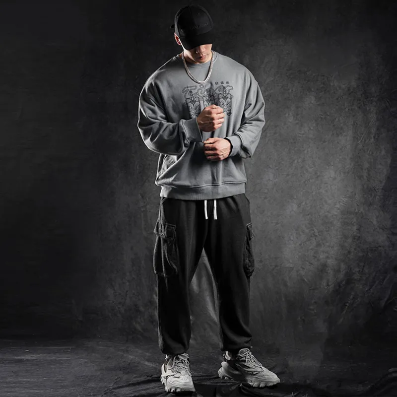 LUJIAMEN Sweatshirts Men-4