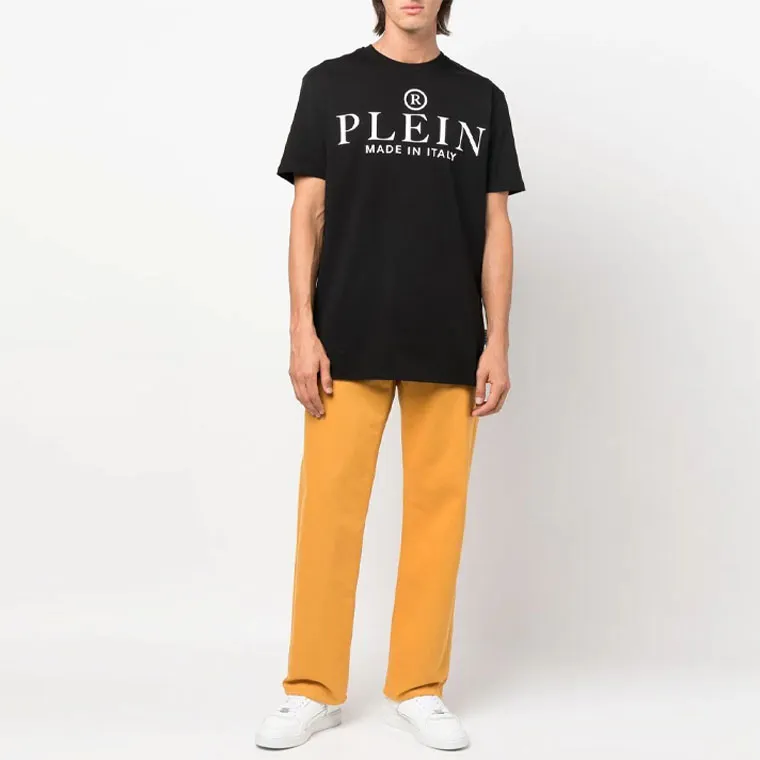 PHILIPP PLEIN Ss Logos Round neck T shirt-1