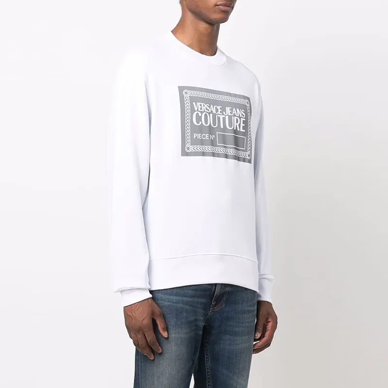VERSACE JEANS COUTURE Sweatshirts Men White-3