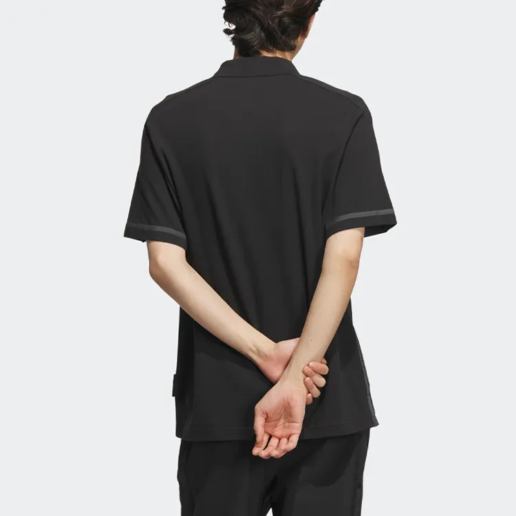 Adidas Wuji Series Polo Shirts Men Black-2