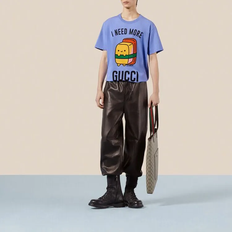 GUCCI T Shirts Men Purple-1