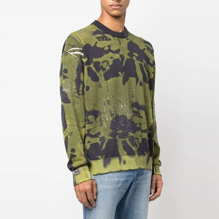DIESEL SS23 Sweater Men's Dark Green-3