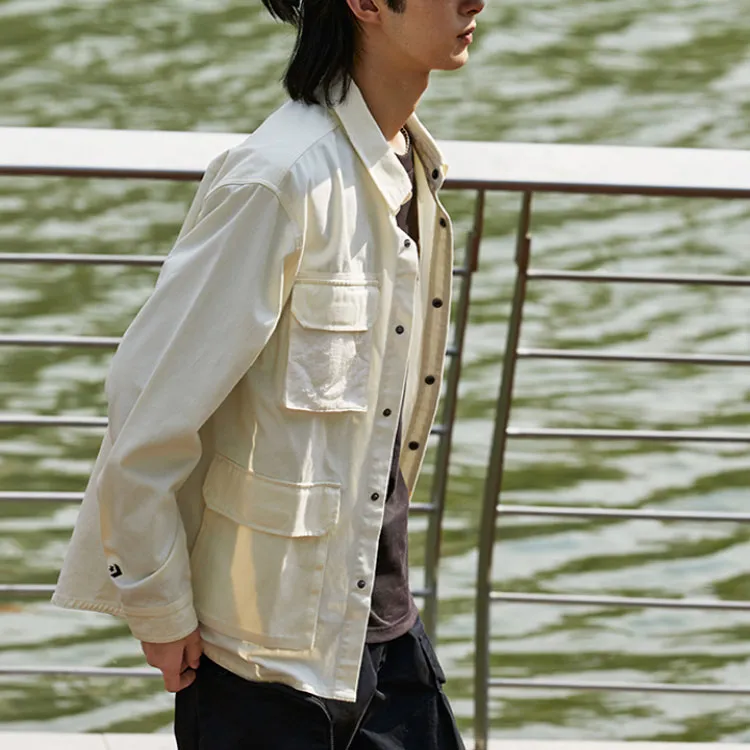 Converse Shirts Men Beige-3