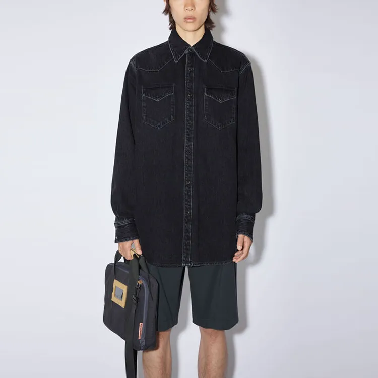 Acne Studios Collared Button Up Jacket-1