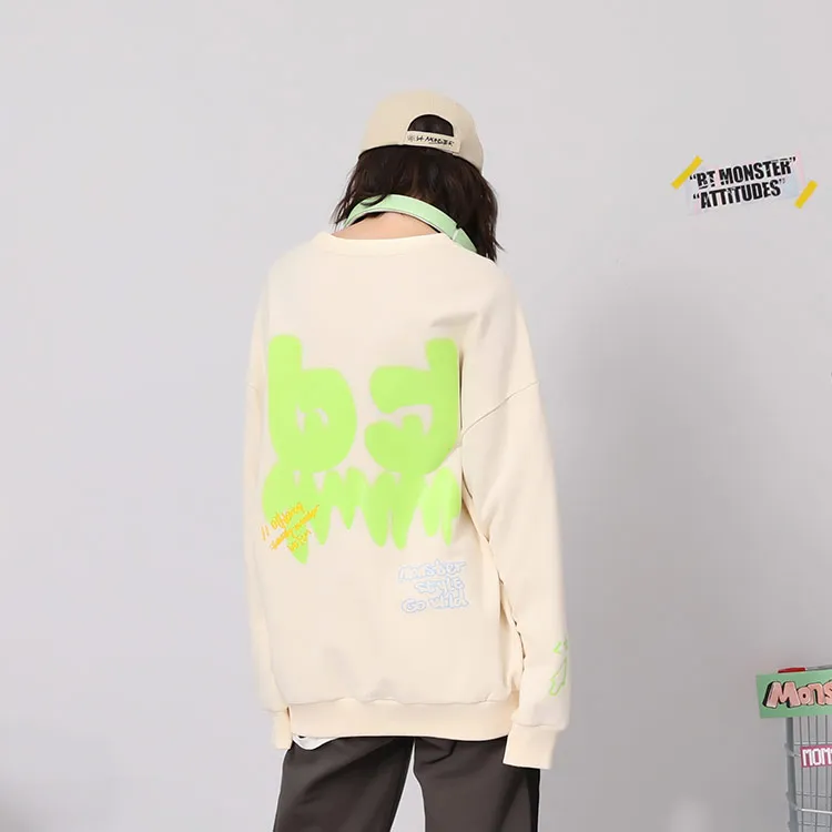 Bt Crew Neck Loose Fit Regular Sweatshirt Unisex-5