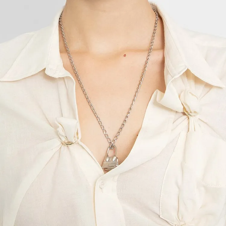 Jacquemus Necklaces Women's Silver-2