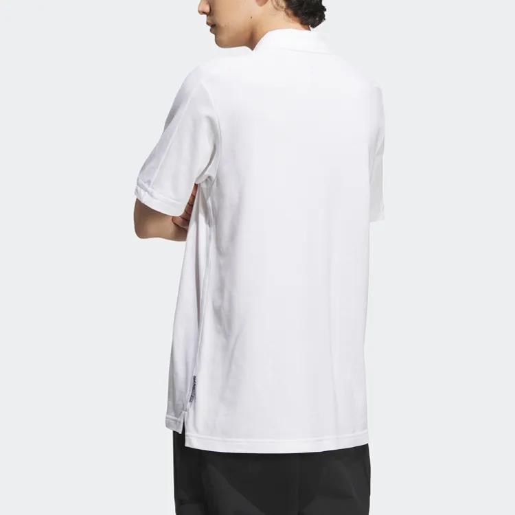 Adidas Polo Shirts Men White-3