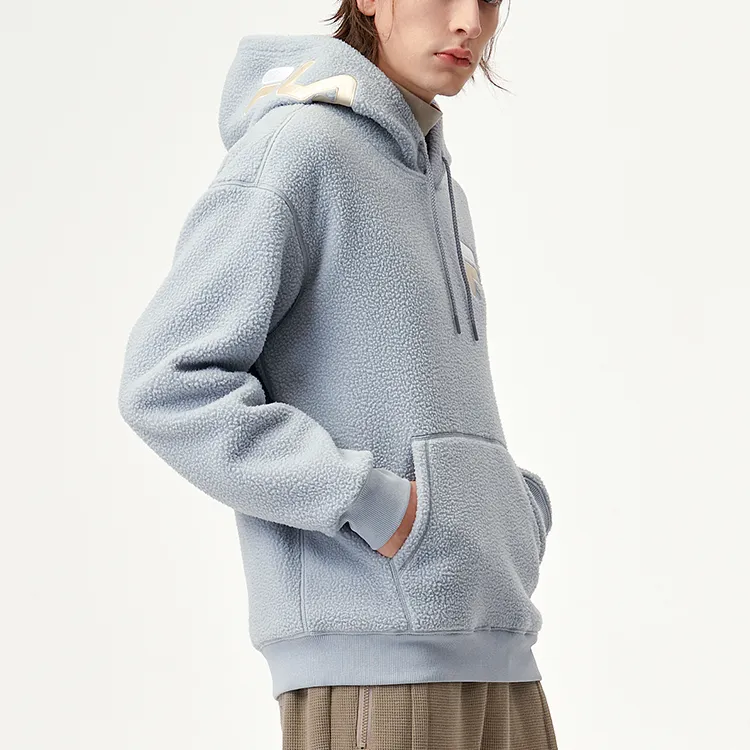 FILA FUSION Sweatshirts Unisex Mist Gray-3