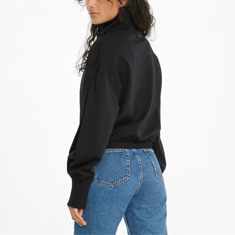 PUMA Sweatshirts Women's Black-3