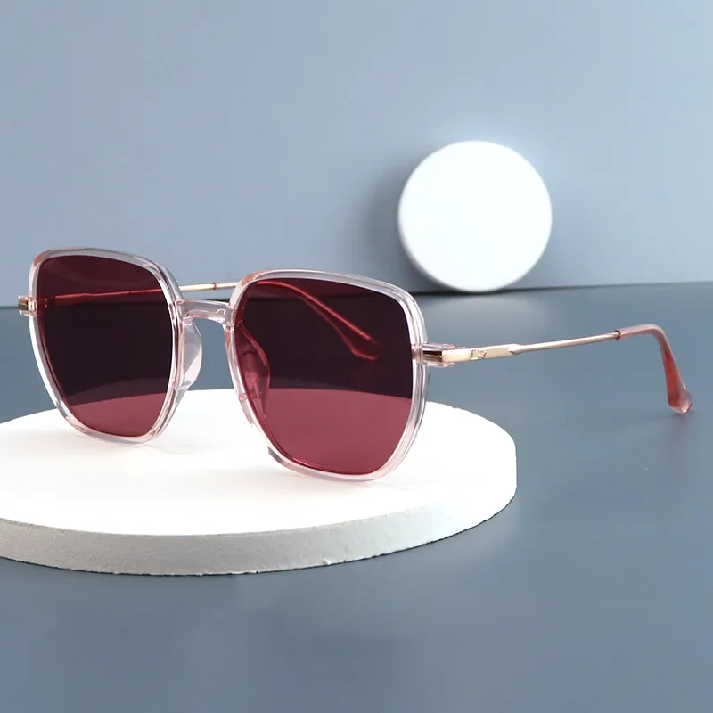 MUZU TR/Memory Plastic TR90 Irregular Shape Sunglasses Unisex-4