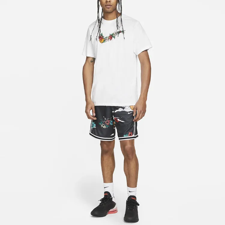 Nike Floral Swoosh '' T shirt-1