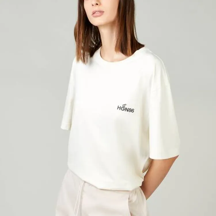 HOGAN T-Shirts Unisex Beige-6