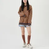 MLB Sweatshirts Unisex Dark Brown