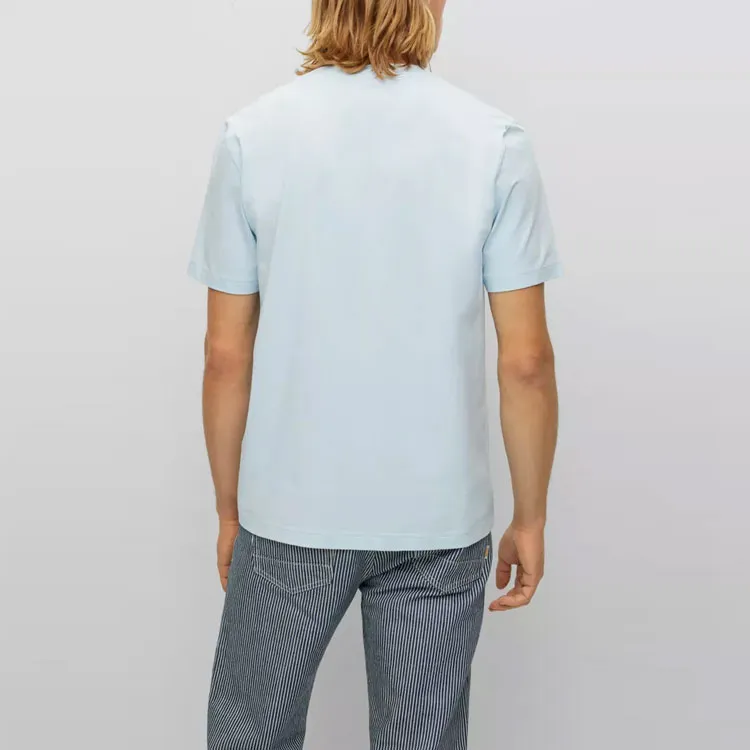 HUGO BOSS T Shirts Men Light Blue-3