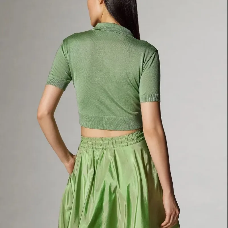 Ralph Lauren Collection SS23 Polo Shirt Women's Green-2