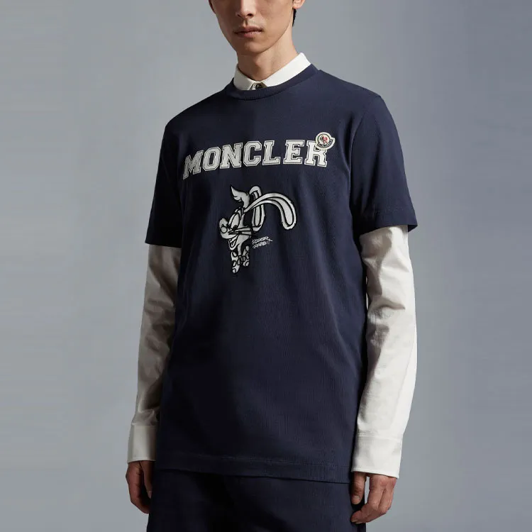 Moncler SS24 CNY T Shirts Men Navy-1