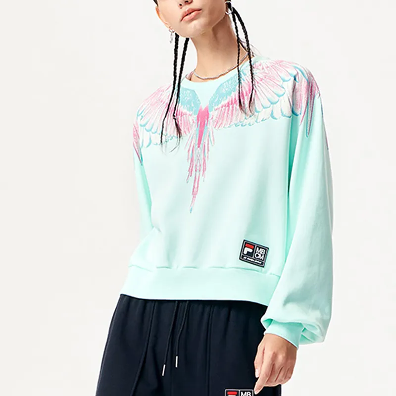 FILA FUSION x Marcelo Burlon Sweatshirt Women's Tranquil Green-4