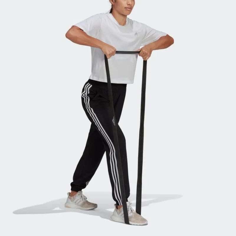 Adidas Knitted Sports Pants Women's Black-1