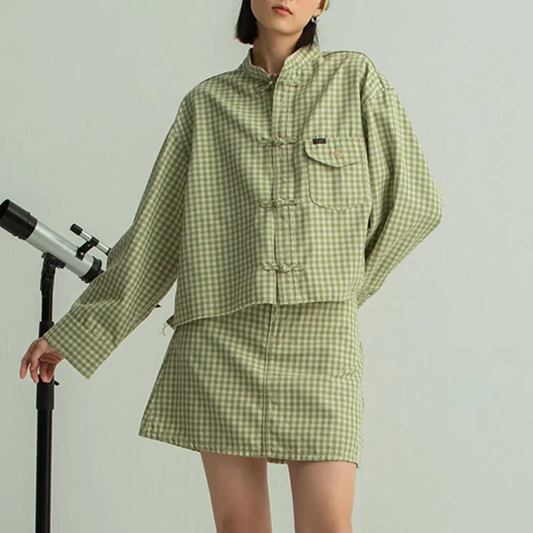 Lee Casual Short Skirts Women's Green-3