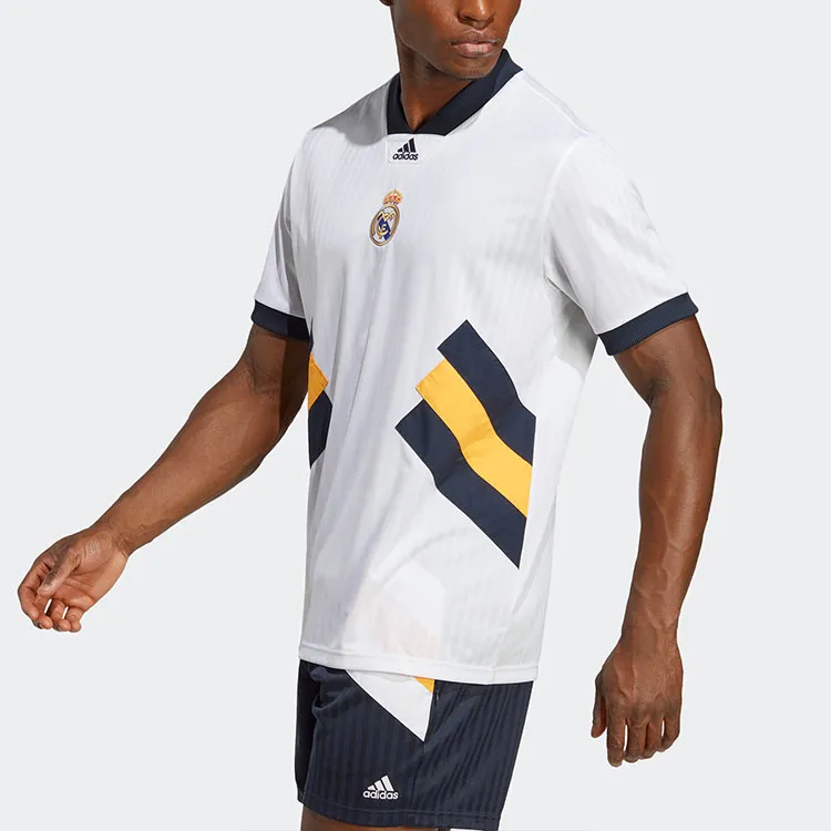 Adidas SS23 ICONS Collection Soccer Jersey Men's White-2
